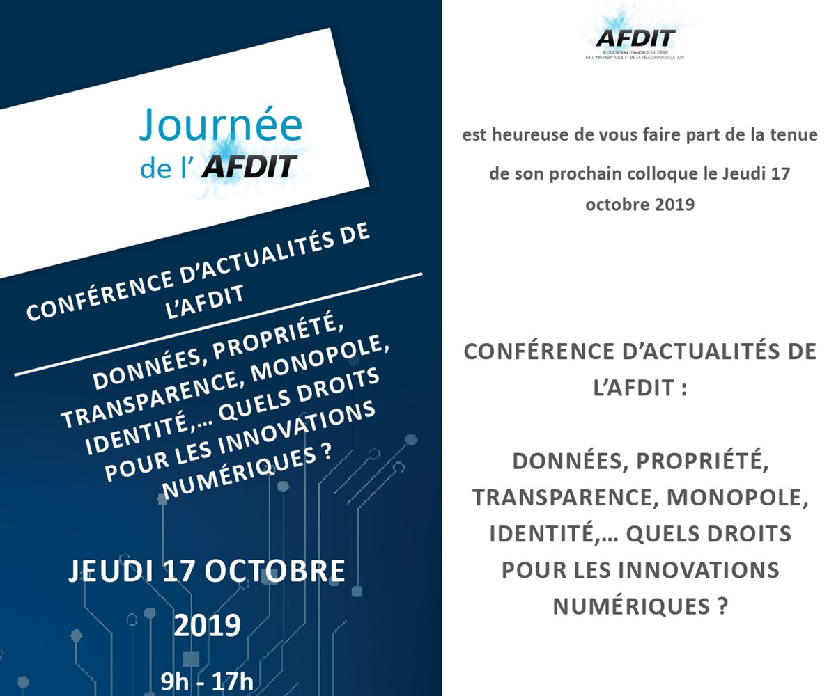 Colloque 2019 de l'AFDIT
